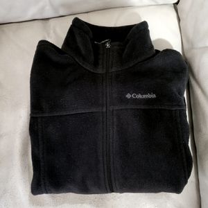 Black Columbia fleece jacket 10-12